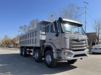 Camion benne basculante Sinotruk Howo NX N7 Hohan 8x4 d'occasion remis à neuf, 50-60 tonnes, 371 CV, 10 pneus, prix usine pour l'exploitation minière