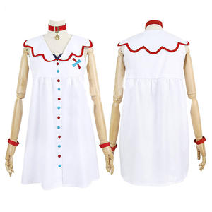 Costume Cosplay VTuber Inugami Korone Set Completo con Cappotto e Vestito da Donna in Poliestere Personaggio Anime Ume Disponibile - Product Image 4