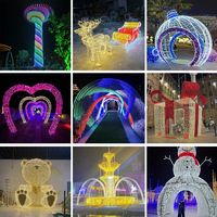 Wasserfeste IP65 Weihnachts-Flügel-Schmetterling 3D Motivleuchten aus Acryl mit LED-Beleuchtung Dekoration