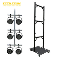 Sistema de Truss de Aluminio en Forma de U para Iluminación y Soporte de Pantallas en Escenarios Móviles
