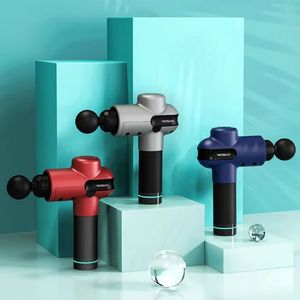 <span class=keywords><strong>Pistolet</strong></span> de <span class=keywords><strong>massage</strong></span> électrique silencieux et portable pour la relaxation profonde du corps et de la tête - Modèle T1006 en ABS - Product Image 2