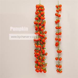 Vegetales artificiales para Halloween, guirnalda <span class=keywords><strong>de</strong></span> calabaza <span class=keywords><strong>de</strong></span> Acción <span class=keywords><strong>de</strong></span> Gracias, decoración <span class=keywords><strong>de</strong></span> pared, Festival <span class=keywords><strong>de</strong></span> <span class=keywords><strong>otoño</strong></span>, decoración <span class=keywords><strong>de</strong></span> <span class=keywords><strong>temporada</strong></span> para interiores y exteriores - Product Image 2