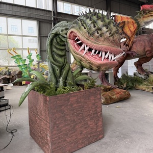 Flor Carnívora Electrónica Animada con Simulación, Sensor Interactivo con Luz y Rociado, Modelo de Decoración Paisajística a Gran Escala - Product Image 2