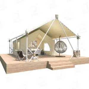 Luxe Hotel Campingaccommodatie Grote Ruimte Verkochte Stijl Tent Glamping Safari Hotel Lodge Tent