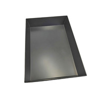 Aluminium Antihaft-Backblech in Viertel größe Antihaft-Rechteck-Pizza-Back platte 9x13 Zoll Detroit Pizza Pan zum Backen im Ofen