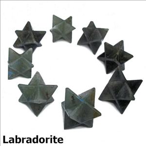 Productos Espirituales al por Mayor, Cristales, Piedras Curativas, Tallado de Cuarzo Rosa Arcoíris, Estrella Merkaba para Meditación - Product Image 6