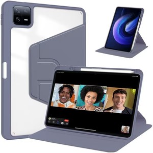 <span class=keywords><strong>360</strong></span> độ xoay chống sốc mỏng đứng bảo vệ thông minh Bìa trường hợp đối với Mi Pad 6/Pad 6 Pro 11 "2023 Acrylic chủ bút - Product Image 4