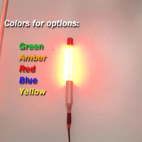 Barres lumineuses d'antenne de camion de drapeau de 2.4m 3m 3.4m LED pour le fouet de sécurité de véhicules miniers
