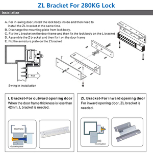 <span class=keywords><strong>MAG</strong></span> khóa 280kg 600 LBS của từ nắm giữ lực lượng điện từ thương mại khóa 12V LED chỉ số khi đóng cửa không có/NC tùy chọn - Product Image 5
