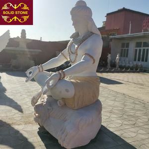 大理石シヴァ像等身大ガーデン装飾混合色 - Product Image 2