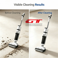 Aspirateur Balai Portable Humide et Sec à Double Brosse Rotative pour Usage Domestique et Commercial
