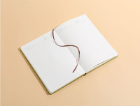 Benutzer definiertes Leder-Notizbuch mit vollem Präge muster auf dem Cover PU Journal mit Elastic Band Hardcover PU Planner Note Books