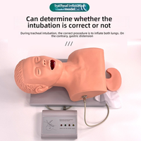 Modelo de entrenamiento de intubación traqueal para adultos Simulador electrónico de intubación traqueal humana con alarma de presión dental
