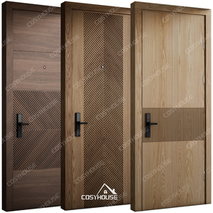<span class=keywords><strong>Puerta</strong></span> Interior de Madera Sólida de Alta Gama, Estándar Estadounidense, <span class=keywords><strong>Puerta</strong></span> de Madera Moderna Personalizada para Apartamento, <span class=keywords><strong>Villa</strong></span>, Hotel, Dormitorio - Product Image 4