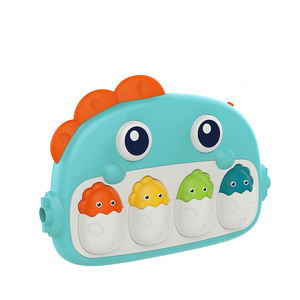 Huanger Juguetes para Bebés 0M+ Piano Musical de Dinosaurio, Tapete de Juego de Fitness para Bebés, Piano de Pedales con Luz y Música - Product Image 4