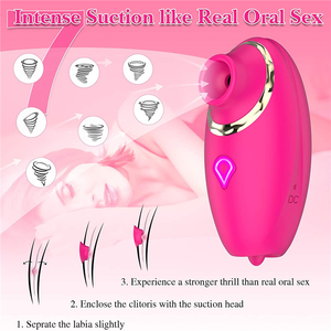 Vibratore per succhiare <span class=keywords><strong>il</strong></span> clitoride con funzione di leccare e lappare la lingua capezzolo clitoride giocattolo del sesso ventosa per clitoride per le donne - Product Image 2