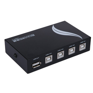 <b>Usb</b> 4 Port Printer <b>Switch</b> Manual Shared Converter For Computer Kvm <b>Switches</b> - Product Image 1