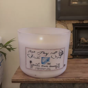 En tarro de vidrio Tarro de lujo Juego de regalo de lujo Blanco Lujo 5 Oz Lata Velas perfumadas dulces para automóvil - Product Image 2