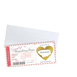 Boleto de Embarque Sorpresa con Sobre, Regalo de Viaje Personalizado para el Día de San Valentín - Product Image 5