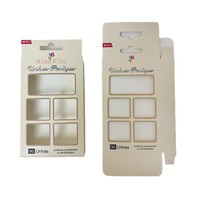 Caja Plegable Laminada Mate Personalizada para Comercio Electrónico Transfronterizo, Caja de Color para Arte de Uñas en Inglés, Empaque Listo para Cosméticos
