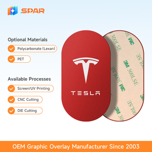 Autocollants de membrane pour panneau de commande imprimés en sérigraphie en <span class=keywords><strong>Lexan</strong></span>/Polycarbonate de la marque Spar pour appareils électroniques intérieurs/extérieurs 3M - Product Image 1