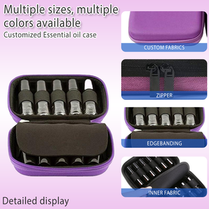 2025 Custom Logo EVA Storage Box for Essential Oils High Quality <b>Beauty</b> Skin Care <b>Case</b> Waterproof Beautiful Protective <b>Case</b> - Product Image 2