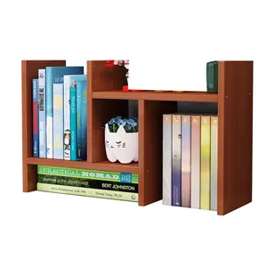 desktop kleine bücherregal Suppliers-Einfaches und kleines multifunktion ales Bücherregal aus Holz