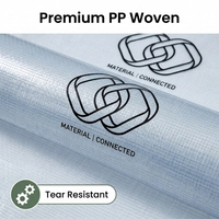 Sac fourre-tout publicitaire personnalisé en PP tissé laminé, écologique, recyclable, avec motif imprimé, pliable, pour le shopping
