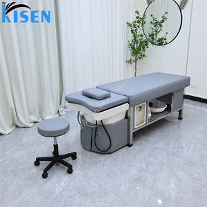 Chaises de shampoing de style japonais pour salon de coiffure avec circulation d'eau et spa, lit de shampoing pour salon de coiffure - Product Image 3