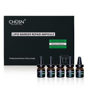 Ampoule réparatrice de la barrière lipidique pour la peau, fortifiant et équilibrant l'hydratation, traitement nourrissant en profondeur, qualité professionnelle de clinique dermatologique - Product Image 1