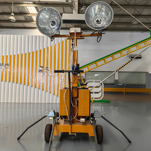 Robuster mobiler LED Lichtmast 5 m 7 m oder 9 m mit Benzin oder Dieselgenerator für Bergbau und Bauwesen - Product Image 4