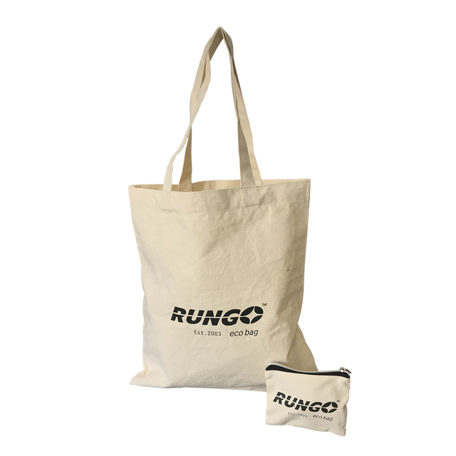 Recycled Canvas Tote Bag Organic Cotton Reusable Shopping Bag Custom Printed Logo Eco Friendly Grocery Bag