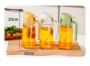 Distributeur et pulvérisateur d'huile de cuisine 2 en 1, anti-fuite, applicable pour la cuisson et la friture, 16 OZ 470 ml - Product Image 4