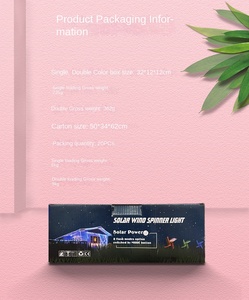 Lampe de sol à moulin à vent LED, extérieur, jardin, cour, IP44, étanche, durable, éclairage de jardin, parfait pour l'extérieur, lumière solaire - Product Image 3