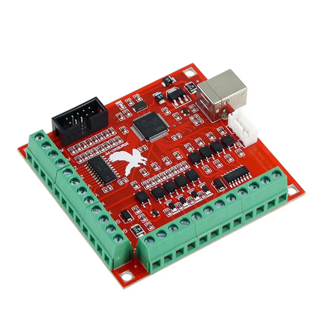 HLTNC High Stability 4 Axis Mach3 USB Motion Control Card 24V CNC Controller for 3D Printer & Engraving Machine