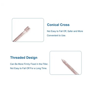 สกรูไทเทเนียมสำหรับงานทันตกรรม 120 ชิ้น ขนาด S/M/L สำหรับยึดฟัน วัสดุอุปกรณ์ทันตกรรม - Product Image 3