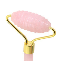 KKS anti-âge cristal naturel rose quartz visage yeux gua sha planche rouleau masseur pierre massage gua sha et jade rouleau