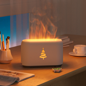 2025 nueva llegada difusor de Aroma de llama de fuego humidificador de aire de llama portátil con luz nocturna para regalo de Navidad - Product Image 6
