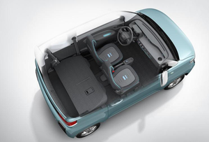 Wuling Hongguang Airbag <span class=keywords><strong>Mini</strong></span> Ev 100 km/h Batería de litio Smart Car <span class=keywords><strong>Mini</strong></span> 2023 Coches nuevos eléctricos de alta velocidad - Product Image 4
