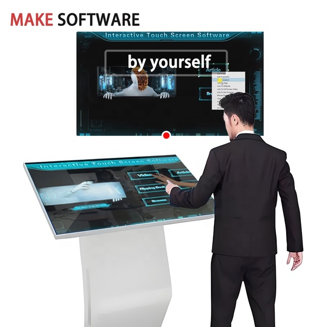 Interactive Touch Display Software Smart Interact Kiosk Software Development Solutions Digital Signage for Video Photos Display