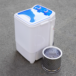 Küçük Mini çamaşır makinesi 7.5KG tek varil yarı otomatik ev Mini çamaşır makinesi giysi ve ayakkabı çamaşır makineleri - Product Image 2