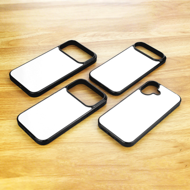 For Iphone 17 Air Cases 2D Sublimation Blank TPU PC Heat Transfer Anti-Slip Pattern Mobile Phone Case for Iphone 17 Pro Max