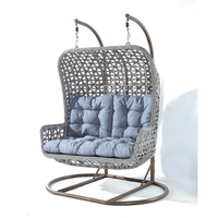 Chambre à bascule grand balcon blanc bambou 2 personnes plage ronde ovale siège balançoire chaise