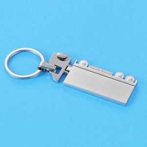 Custom Logo <b>Metal</b> Big Rig <b>Key</b> <b>Chain</b> Zinc Alloy Semi Truck Keychain for Logistics Corporate Giveaways - Product Image 6