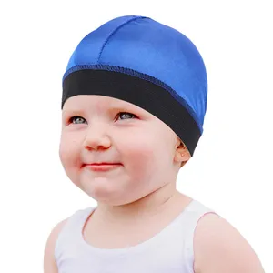 新款上市纯色儿童涤纶帽子真丝头饰杜拉假发头饰头饰发波帽