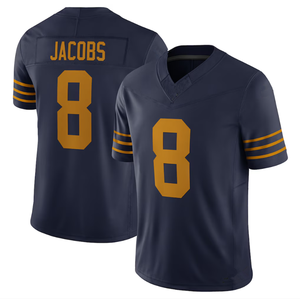 Maglie da Football Americano Green Bay per Uomo, 10 Love 8 Josh Jacobs 9 Watson 1923 Classic 13X F.<span class=keywords><strong>U</strong></span>.<span class=keywords><strong>S</strong></span>.E, Cucite, USA, Verde Blu <span class=keywords><strong>Navy</strong></span> - Product Image 5