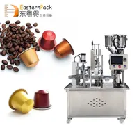Nespresso Capsules Filling Rotary Disc May Capsul Coffee Carton Box Packing Machine