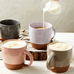 Morandi Color Tasses à café en céramique Tasses à café de 18 oz <span class=keywords><strong>Grande</strong></span> <span class=keywords><strong>tasse</strong></span> pour thé <span class=keywords><strong>Chocolat</strong></span> <span class=keywords><strong>chaud</strong></span> Micro-ondes - Product Image 4