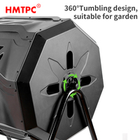 Meilleur prix Poubelle à compost en plastique assemblée à l'extérieur 160L Gobelet à compost Bokashi Composteur domestique