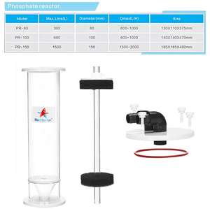 Kırmızı Deniz Yıldızı PR-80/100/150 Fosfat Giderici Filtre Reaktör Odası, Deniz Mercanları Tuzlu Su Akvaryumu için PO4'ü Adsorbe Eder - Product Image 6